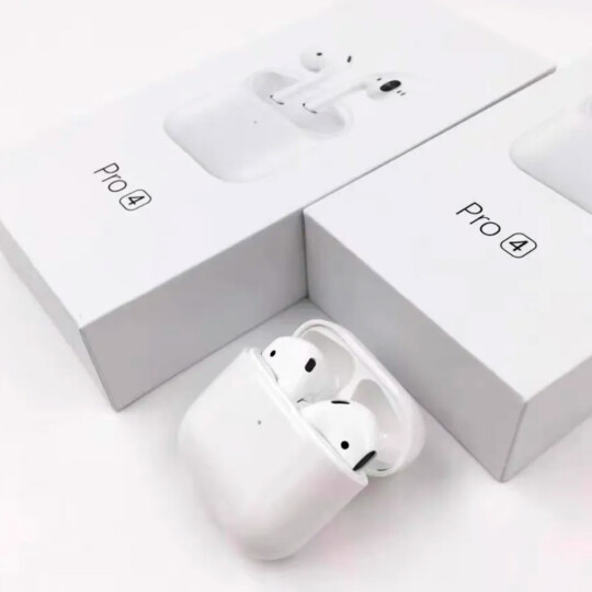 Fone Bluetooth TWS PRO 4 Branco sem Fio 5.0 - PRO 4