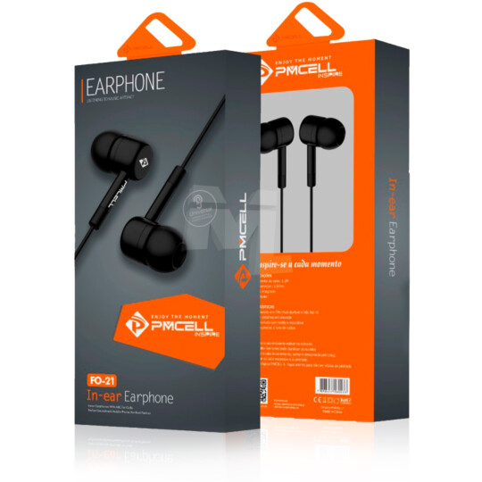 Fone de Ouvido Power Intra-Auricular 895 PMCELL - FO-21