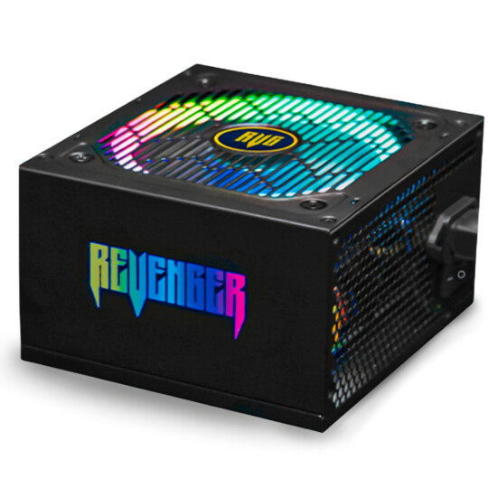 Fonte ATX 750W 80 Plus Bronze PFC Ativo com Led RGB REVENGER - FO-MAX03RGB