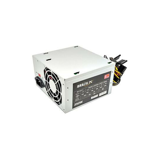 Fonte ATX Brazil Pc 350W Real 24 Pinos Bivolt - BPC-S325V1.0