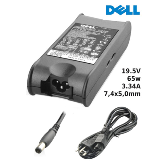 Fonte para Notebook Compatível com DELL 19,5V 3.34A 65W 7,4x5mm SUMEXR - DE-11