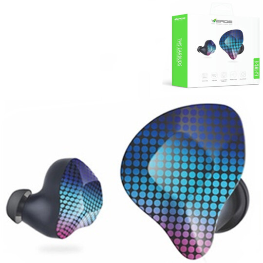 Fone de Ouvido TWS Bluetooth 5.0 Wireless Intra Auricular VERDE - EJ-TWS-6