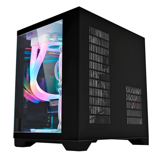 Gabinete Gamer Aquário Orion MetalRed M7 sem Fans - PRETO