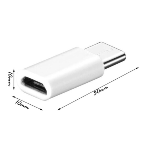 Adaptador Type-C Macho para Micro USB V8 Fêmea Verde - ZJT-C-V8/B