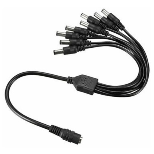 Conector Rabicho 1x8 P4 de Câmera CFTV Luatek - LKP-128