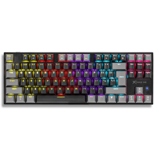 Teclado Mecânico Gamer RGB Xtrike-ME GK-989B Switch Red ANSI