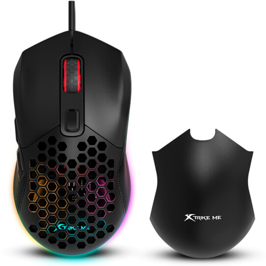 Mouse Gamer Customizável Xtrike-ME GM-316 Preto RGB
