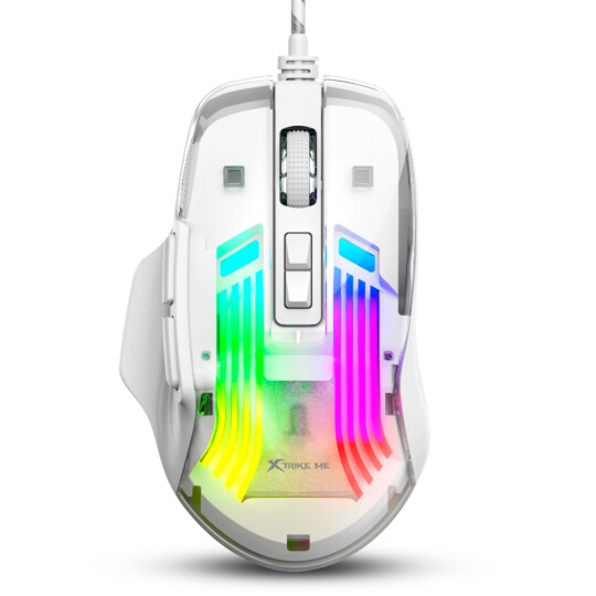 Mouse Gamer Xtrike-ME GM-319 Transparente RGB USB 7200dpi