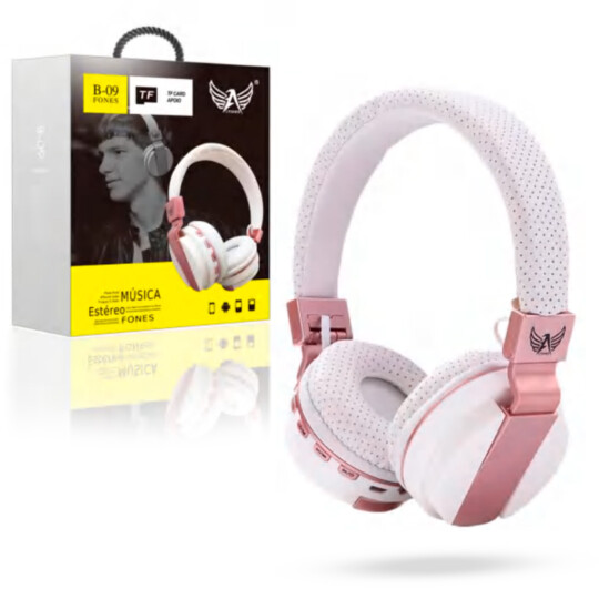 Headphone Bluetooth Stereo com Entrada P2 Altomex - B-09