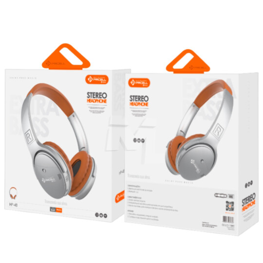 Headphone Bluetooth Wireless Entrada P2 e Microfone Embutido PMCELL - HP-48