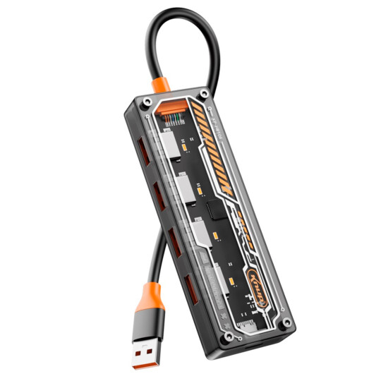 Hub USB 3.0 4 Portas USB + 1 Porta Type-C Knup - KP-HB506