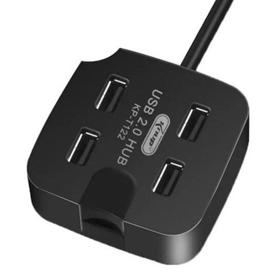 Hub USB 2.0 4 Portas com Suporte para Celular KNUP - KP-T122