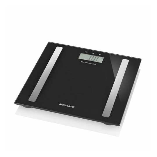 Balança Digital Multilaser Digi Health 180Kg Preta - HC022