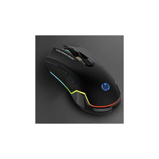 Mouse Gamer Usb Com Iluminação Led RGB 6200 dpi Preto Hp - G360