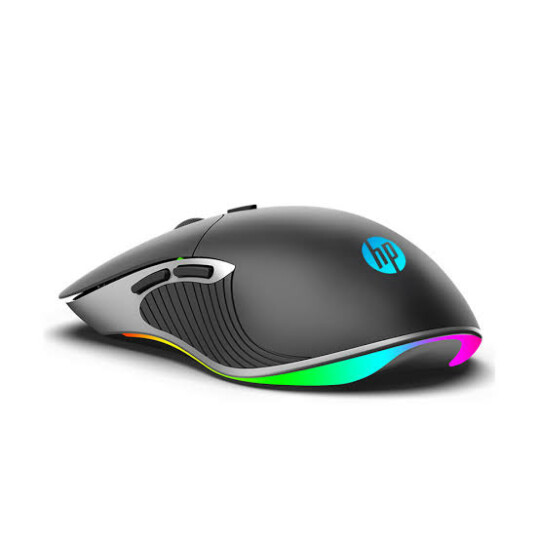 Mouse Gamer Usb com Iluminação Led RGB 2400dpi - HP M280 Chumbo