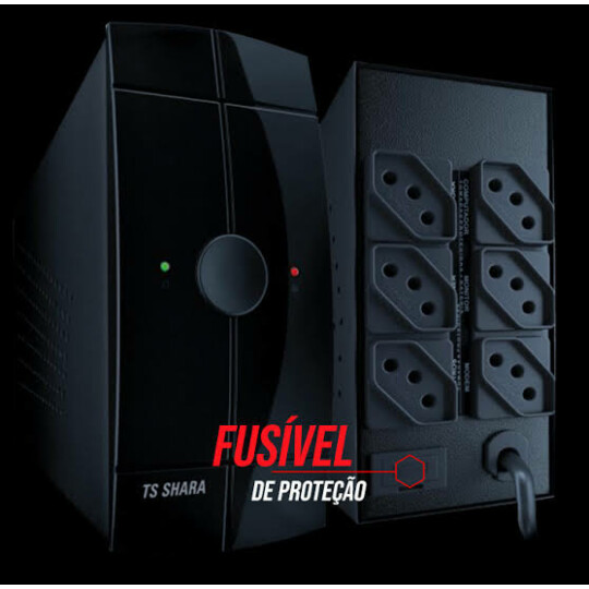 Nobreak Ups Power 700VA Bivolt 115/220V 5A com 6 Tomadas Ts Shara - TS-4009