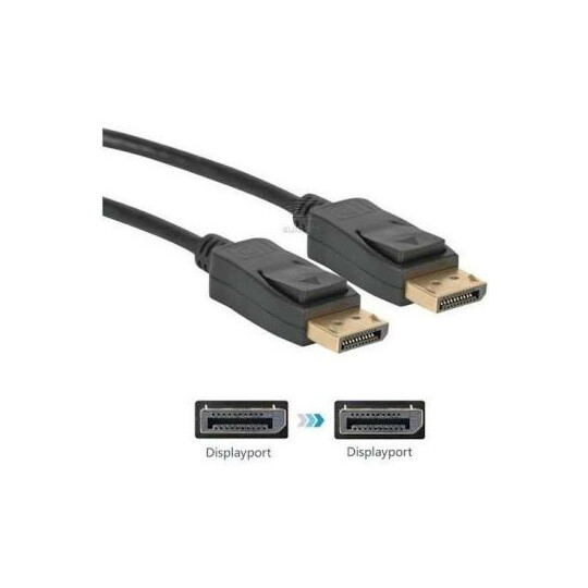 Cabo Displayport para Displayport Macho + Macho - LT-115