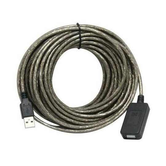 Cabo Extensor Usb 2.0 com 15 Metros Macho + Fêmea - LT-USB 015