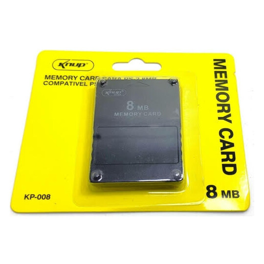 Memory Card 8MB para Ps2 Knup - KP-008