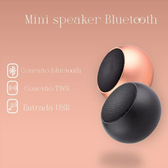 Mini Caixa de Som Bluetooth Colorida Fosca - KA-8502