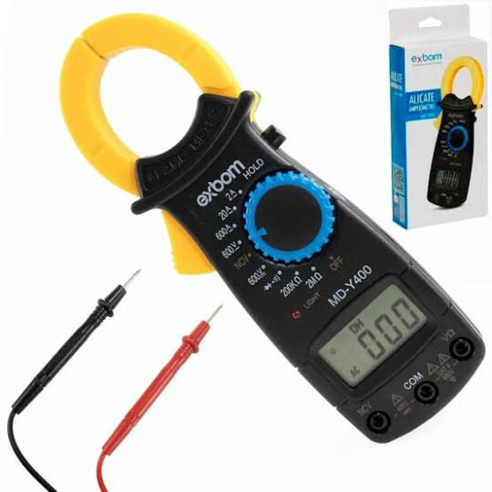Alicate Amperímetro Digital Profissional EXBOM - MD-Y400