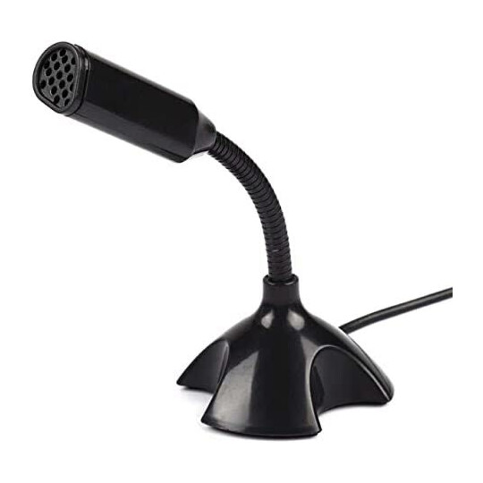 Microfone de Mesa com fio Usb para Computador e Notebook - M306