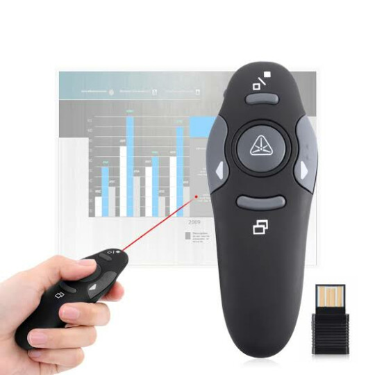 Apresentador Ponteiro Sem Fio Usb Rf Controle Remoto Exbom - LPT-8