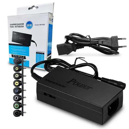 Fonte Universal Notebook Knup 9 Plugs diferentes 120w - D-RR100
