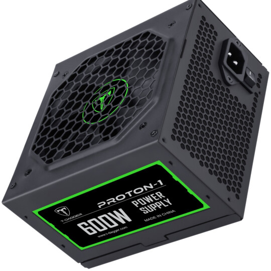 Fonte ATX 600W T-Dagger Proton-1 Bivolt PFC Ativo- T-TPS205