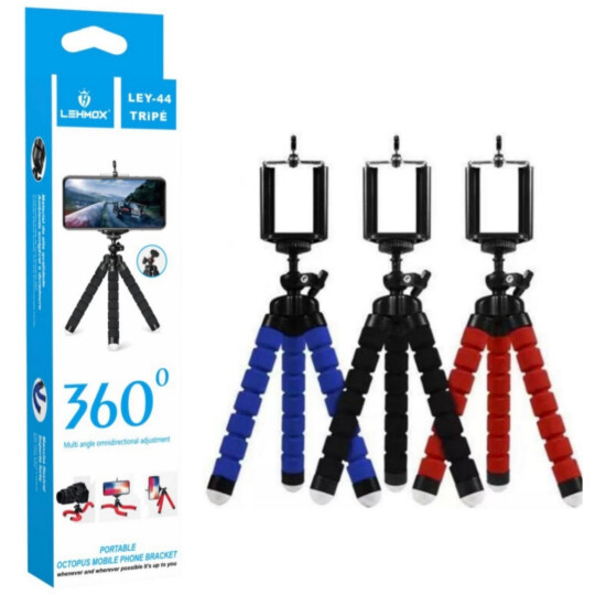 Mini Tripé para Celular 360 Graus Articulado Lehmox - LEY-44