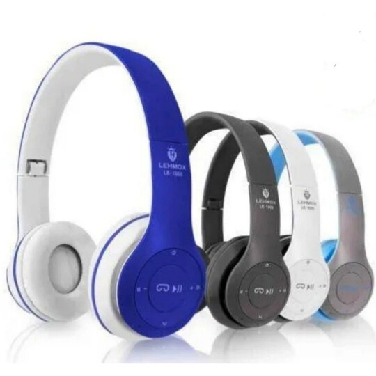 Fone Headphone Bluetooth Dobrável Wireless Lehmox - LEF-1000