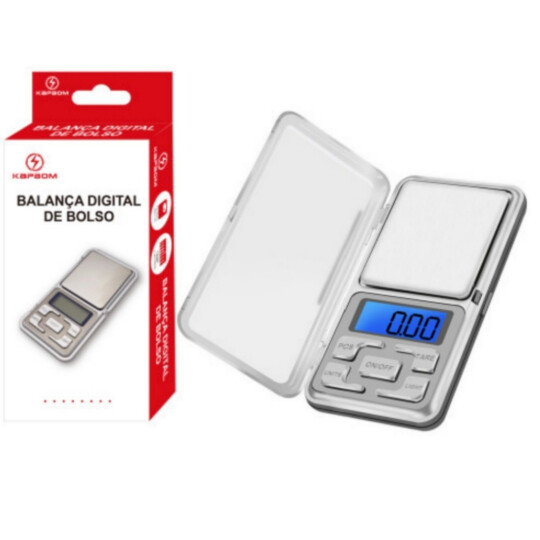 Balança Digital de Precisão para Joias Portátil de Bolso - KA-B108