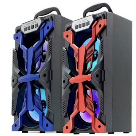 Caixa de Som Bluetooth Usb 11x13x28cm Grasep - D-BH4206