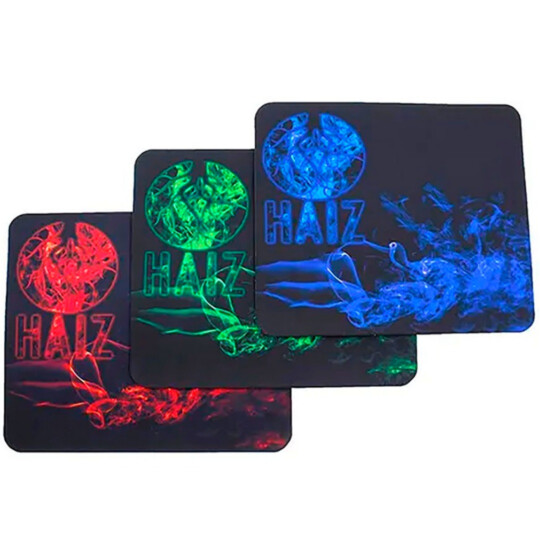 Mouse Pad 250x210mm Haiz Vermelho Azul ou Verde 03965 - HZ-023