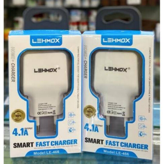 Carregador Smart 4.1A com 2 Portas Usb Lehmox - LE-466