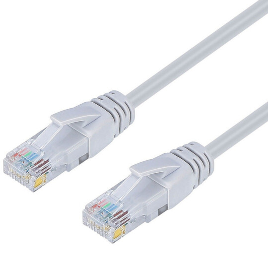 Cabo de Rede Conector RJ45 Cat5 com 5 Metros Cinza - 03494
