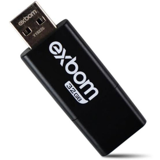 Pen Drive 32Gb Usb Retrátil Exbom - STGD-PD32GB