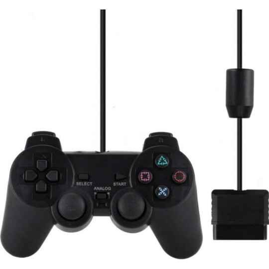 Controle Joystick Play 2 DualShock Black GOAL - GL0064