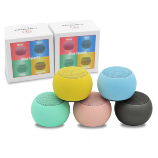 Mini Caixa de som Bluetooth Colorido - KA-8536