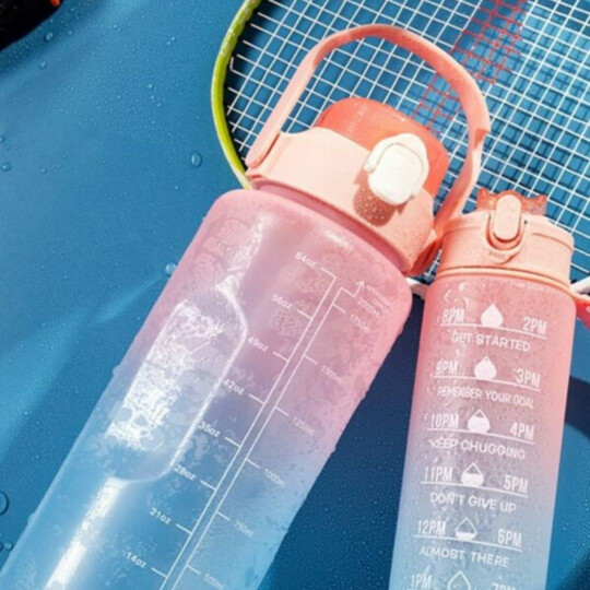 Kit 2 Garrafas de Àgua com 2L e 800ml Coloridas KAPBOM - KA-081