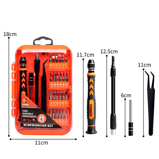 Kit de Chaves Profissional para Reparo e Manutenção KAPBOM - KA-7717