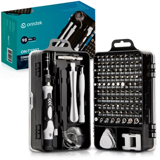 Kit Ferramentas 115 em 1 Chaves de Precisão ONISTEK - ON-TY002