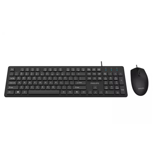 Kit Teclado 104 Teclas E Mouse 1200 DPI 4 Botões Philips - C264 SPT6264
