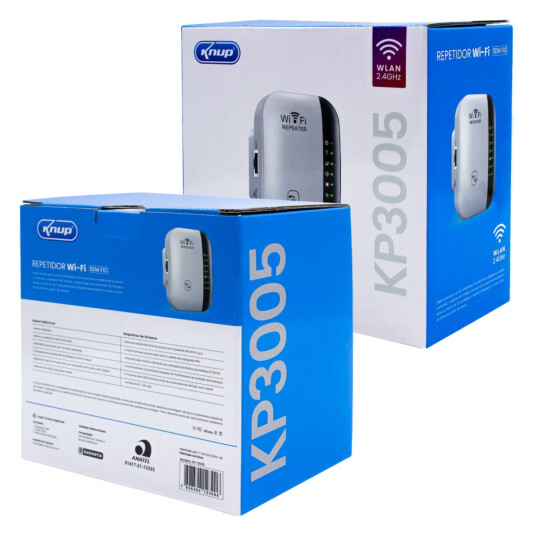 Repetidor de WIFI Wireless Sem fio 300M Knup KP-3005