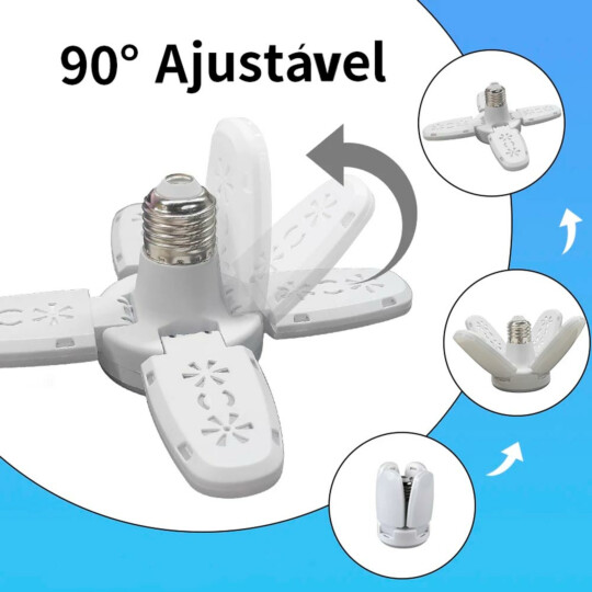 Lampada Led 28W Dobrável Petalas Bivolt KAPBOM - KA-1881