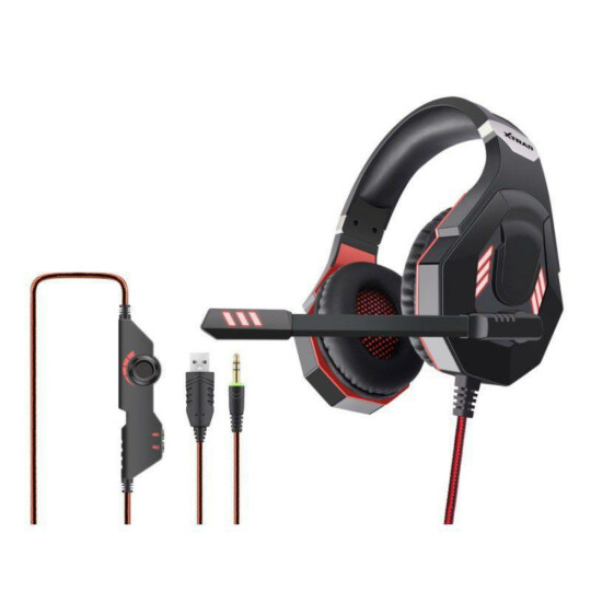 Fone de Ouvido Tech Gamer Pro Com Microfone Xtrad Vermelho - LC-823