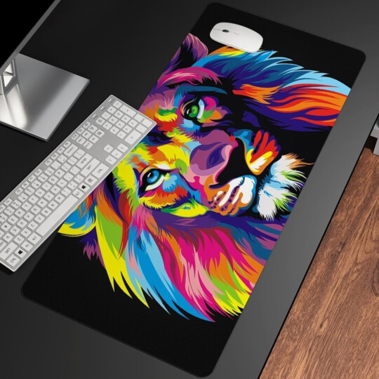 Mouse Pad Speed Gamer Extra Grande 700X350X3mm - Rei Leão Brodway 03988 EXBOM MP-7035C40