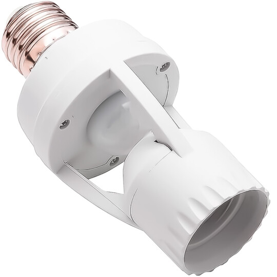 Soquete para Lâmpada E27 c/ Sensor de presença LUATEK - LK-6015