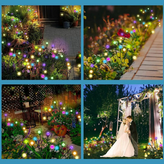 Luminária de Jardim KIT com 2 unidades Luz de Estaca com Carregamento Solar - KA-L6536