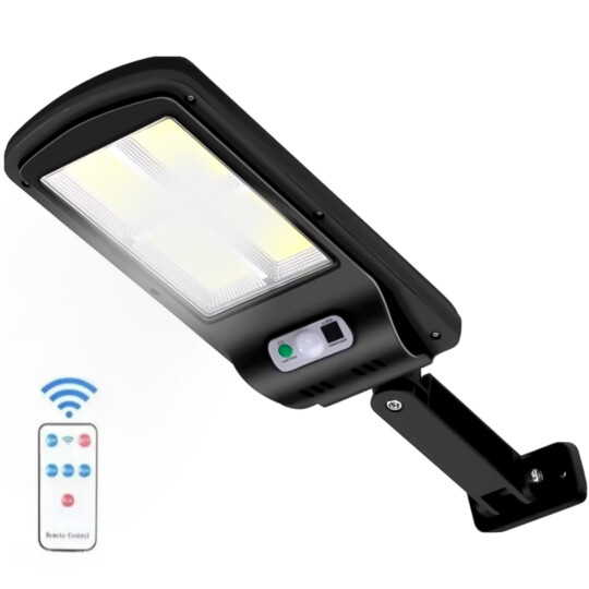 Luminária Solar LED 200W Branca 6500K com Controle Remoto LUATEK - LKY-0038